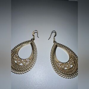 Teardrop Gold Earrings